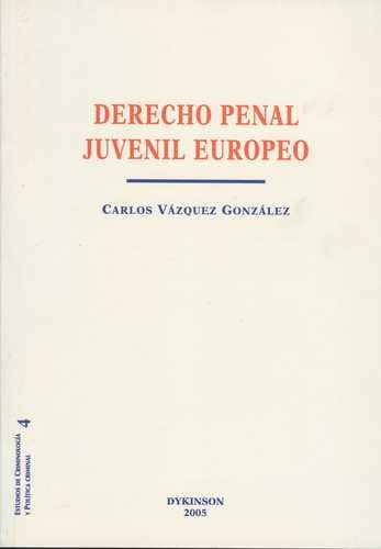 Libro Derecho Penal Juvenil Europeo