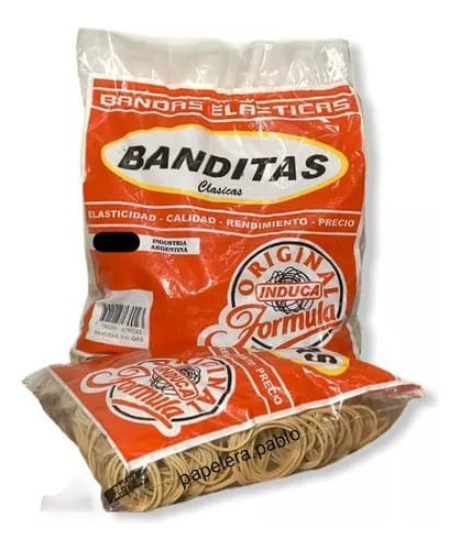 Bandas Elàsticas Banditas De Goma Bolsa 500 Grs Marrón Oscuro