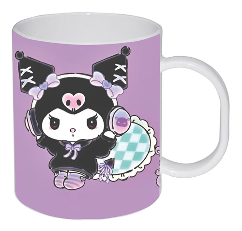 Tazón Mug   Amiga Kuromi Hello Kitty Vintage Anime