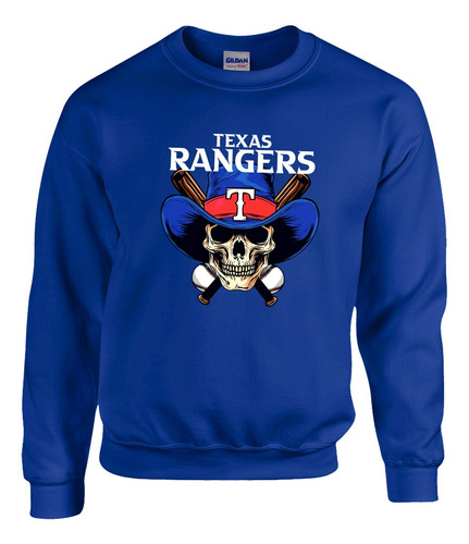 Sudadera Básica Dtf Beisbol Texas Baseball Pelota Mod. 01