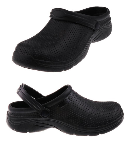 Zuecos Antideslizante Zapatillas De Trabajo Negro Ue 41