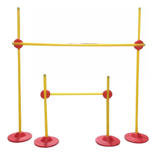 Kit 2 Mini Valla 50cmm + 2 Valla 1 Mt Regulables De Pvc Varios