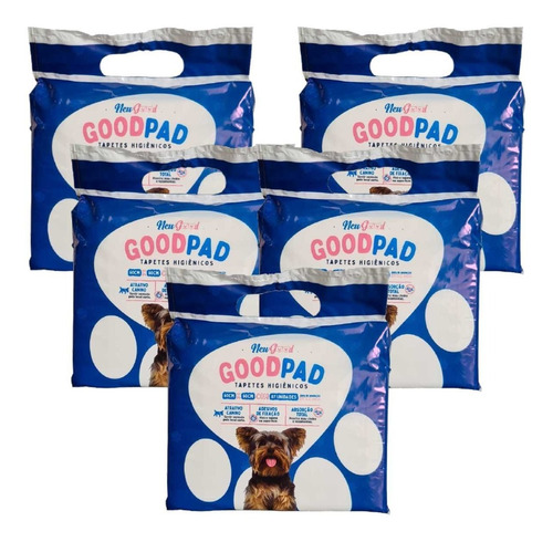 Tapete Cachorro Good Pads 7un Em Atacado 5 Pacotes - 60x60