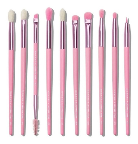 Brochas Jeffree Star Morphe Para Ojos Color Rosa