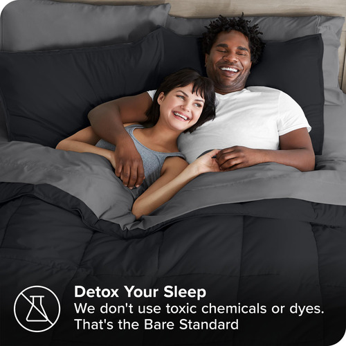 Juego De Cama Bare Home Bed-in-a-bag De 7 Piezas - Full Xl