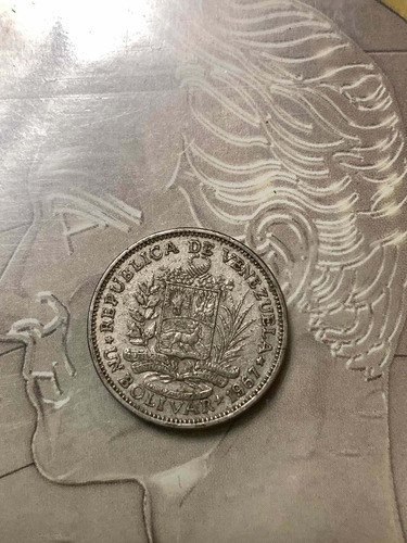 Moneda Un 1 Bolívares Venezolano Años 1967 1977 1986 1989 Or (Usado)