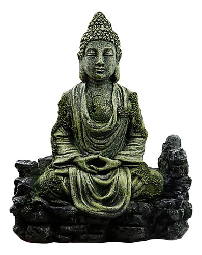Delicada Figura De Buda Sentado, Decoración De Piedra Rocall