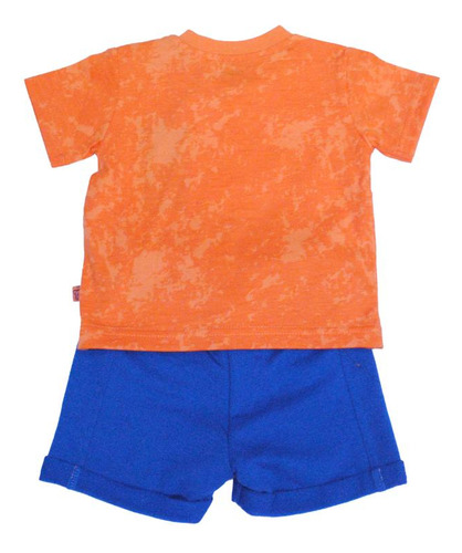 Conjunto Bebe Niño Naranja Pillin