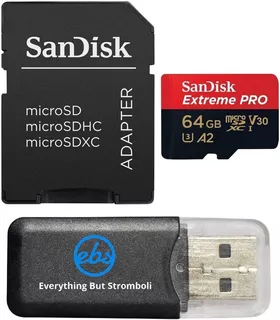 Tarjeta De Memoria Sandisk Extreme Pro 4k Para Gopro Hero 6