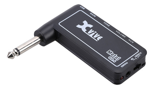 Amplificador De Guitarra Portátil Recargable Con Pedal De Ef