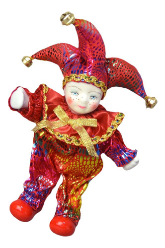 Muñeca De Arlequín De Figura De Arlequín, Juguete De
