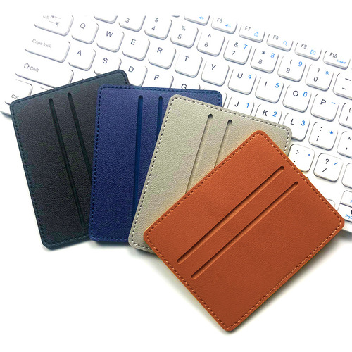 Funda Minicartera De Piel Con Múltiples Ranuras Para Tarjeta