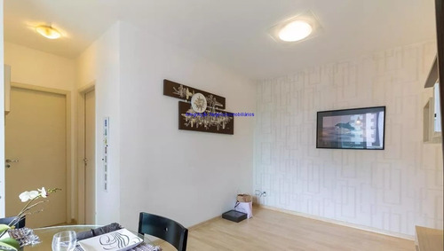 Imagem 12 de 25 de Apartamento 56m², 02 Dormitórios, 02 Banheiros E 01 Vaga Na Garagem. Condomínio Com Portaria, Segurança 24hrs, Piscina, Churrasqueira, Sauna, - 22022304 - 70632398