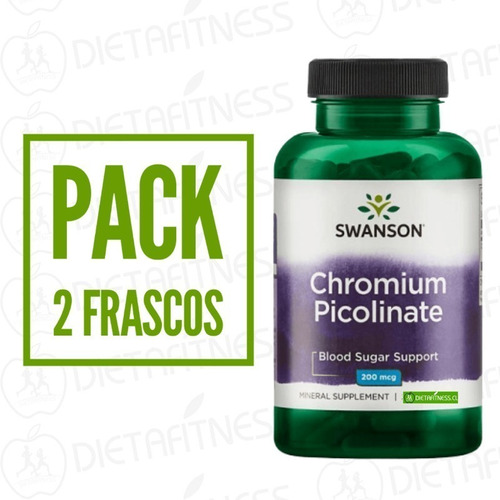 Picolinato De Cromo Pack 2 Frascos Swanson Providencia