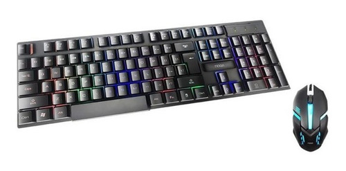 Combo Gamer Teclado + Mouse Retroiluminado Nkb-92 Castelar