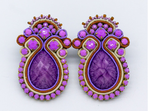 Aros Neivillarroel Soutache Modelo Antonieta