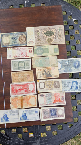 Billetes Antiguos Del Mundo (Usado)
