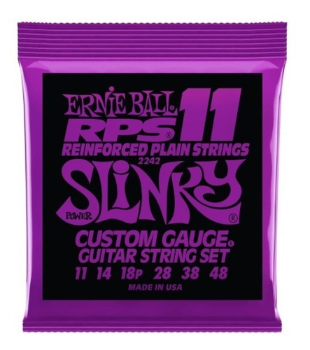 Ernie Ball Cuerdas Guit. Electrica Slinky Rps Nickel1148