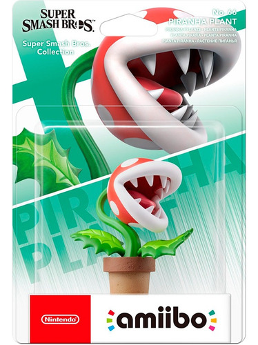 Amiibo Original Planta Piraña Super Smash Bros