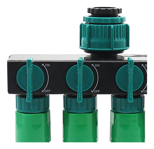 Separador De Manguera De 4 Vías, Divisor De Grifos De 8 Mm