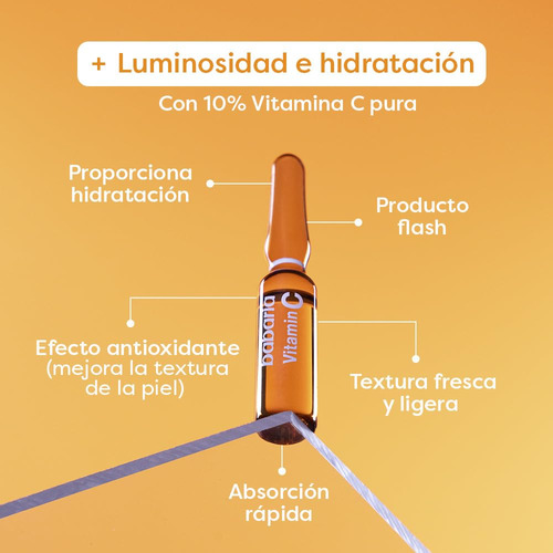 Babaria Ampollas Vitamina C 5 Unidades - Tratamiento Piel