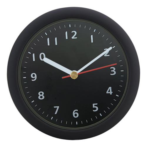 Reloj De Pared Silencioso, Redondo, Moderno, Para Negro