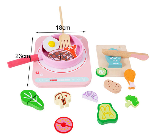 Cocina Playset Jugar Comida Cortar Frutas Verduras Para