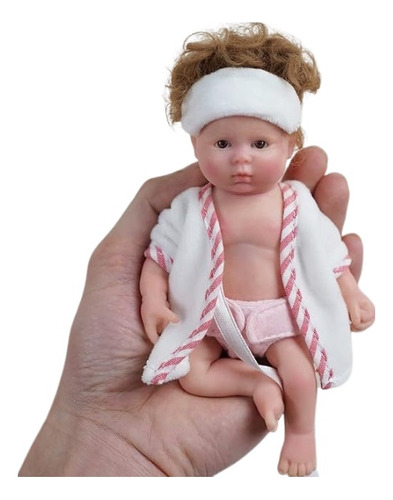 Muñeca De Simulación De Bebé Renacido De Silicona De 6 