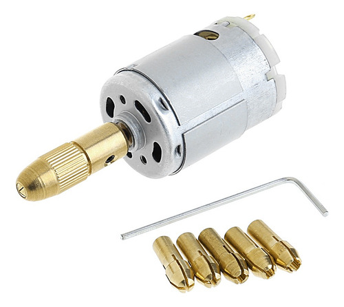 Motor Pequeño Simple Wl-002 Con Mandril De Cobre