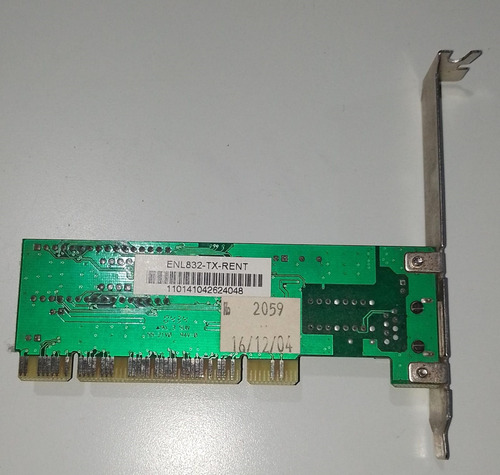 Placa De Red Pci 10/100 Mbps Enl832-tx-rent Chip Rtl8139d (Usado)