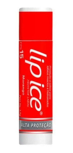 Imagem 1 de 1 de Lip Ice Fps15 Protetor Labial Morango C/25