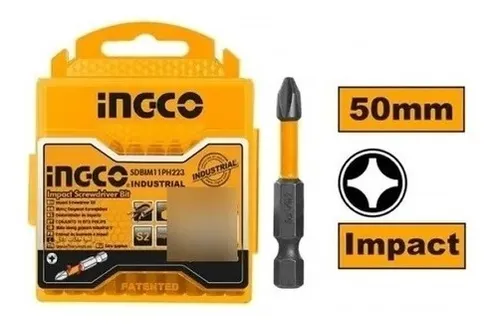 Set Puntas Impacto Ph2 50mm Jgo 10 Pzas Sdbim11ph223 Ingco