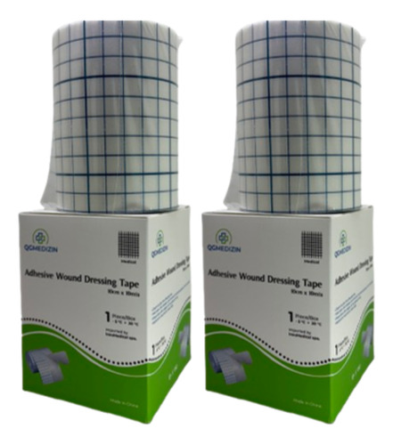 Pack 2 Unidades-cinta Stretch Adhe,10cm X 10mt,tipo Fixomull