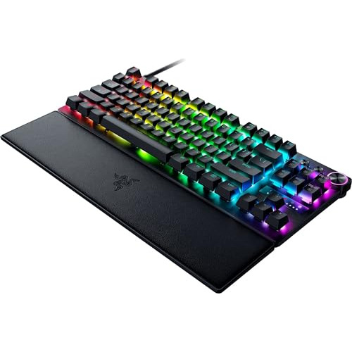 Teclado Gamer Ergonomico Razer Huntsman V3 3 Perillas -rgb