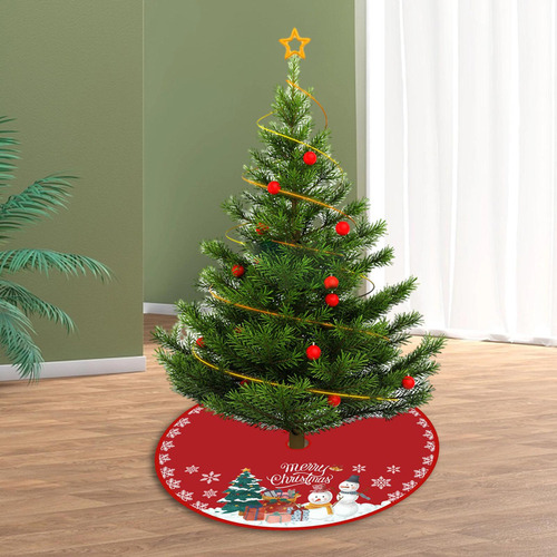 Falda De Árbol De Navidad Adornos Navideños Estilo D