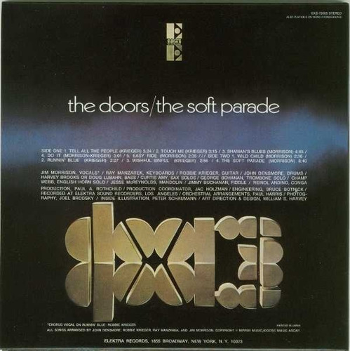 The Doors - The Soft Parade, Paper Sleeve Japan