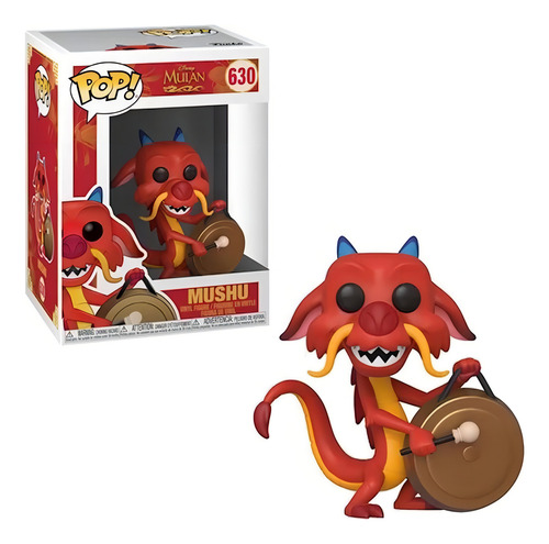 Funko Pop! Mulan - Mushu W/gong #630