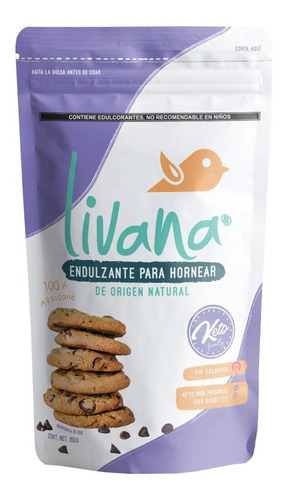Livana® Para Hornear 150g, Endulzante Realmente Sin Calorías