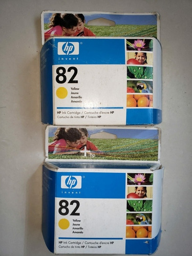 Imagen 1 de 3 de Cartucho De Tinta Original Hp 82 C4913a Amarillo