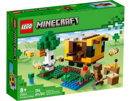 Lego Minecraft La Cabaña-abeja 21241 - 254 Pz Nuevo 2023!!!