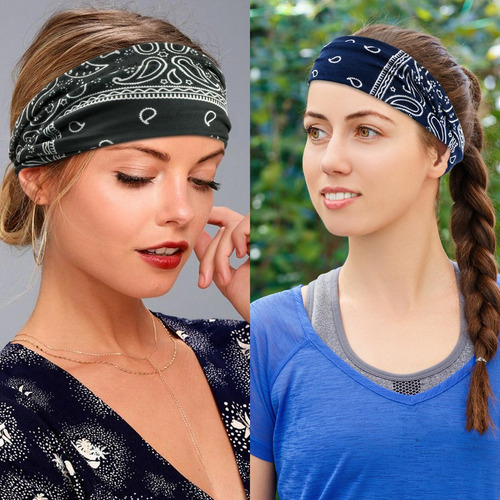 De 6 Banda Para Cabello Cabeza Deportiva Ancha Elástica