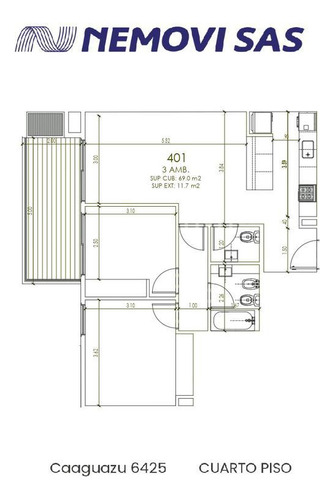 Departamento 3 Ambientes En Venta - Liniers
