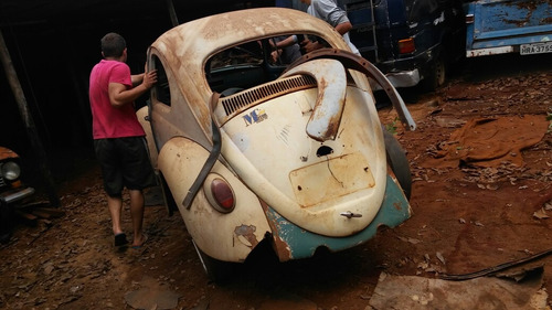 Volkswagen Fusca 1964 Carroceria Original Excelente Lata