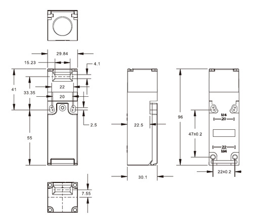 Interruptor De Seguridad (interlock) Sms2070, Wieland