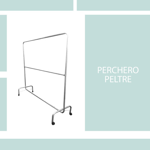 Alquiler De Perchero + 40 Perchas Doble Barral Con Ruedas