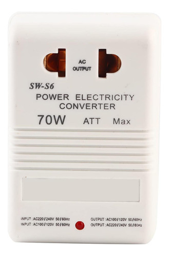 Convertidor De Voltaje De Moncer 70w Pase Y Transformador De