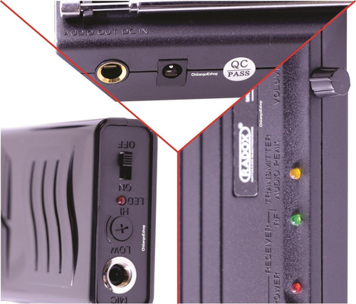Imagen 2 de 5 de Set Microfonos Inalambricos Diadema / Solapa Alta Calidad