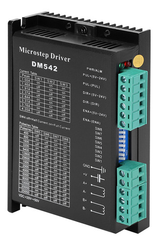 Controlador De Motor Paso A Paso Microstep, Bifásico, Alto