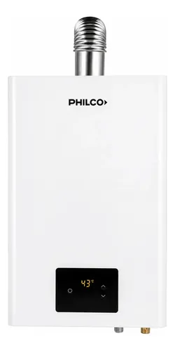 Calefón Philco 14/l Min - Blanco - Tiro Forzado - Tecnología Pilotless