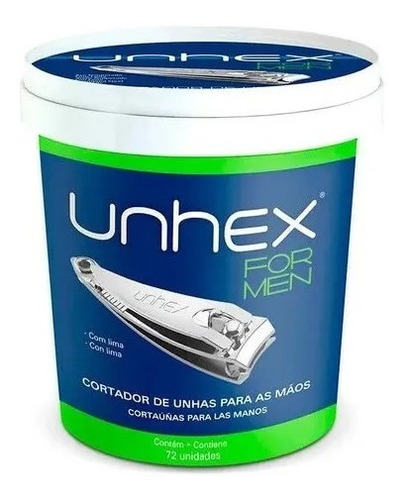 Merheje Unhex for men cortador de unhas 72 unidades